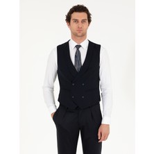 Cacharel Erkek Lacivert Slim Fit Yelek 50267706-VR033