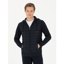 Cacharel Erkek Lacivert Kapüşonlu Sweatshirt 50272519-VR033