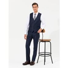 Cacharel Erkek Lacivert Slim Fit Yelek 50257927-VR033