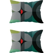 Evdek Çift Taraflı Dikdörtgen Kırlent Kılıf 2'li DS70