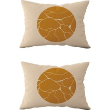 Evdek Çift Taraflı Dikdörtgen Kırlent Kılıf 2'li DS76