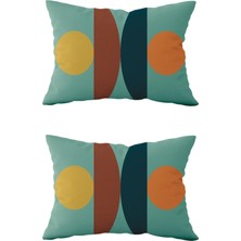 Evdek Çift Taraflı Dikdörtgen Kırlent Kılıf 2’li Kl2