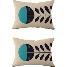 Evdek Çift Taraflı Dikdörtgen Kırlent Kılıf 2'li DS81