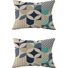 Evdek Çift Taraflı Dikdörtgen Kırlent Kılıf 2'li DS109