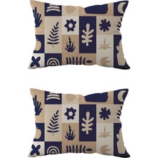 Evdek Çift Taraflı Dikdörtgen Kırlent Kılıf 2'li DS72