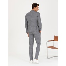 Cacharel Erkek Antrasit Ex. Slim Fit Kumaş Pantolon 50265263-VR006