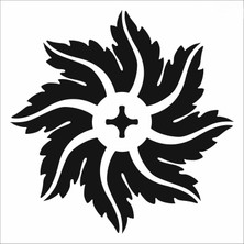 Stencil Sarayi Boyama Şablon Damask Çini Mandala - 8602