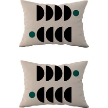 Evdek Çift Taraflı Dikdörtgen Kırlent Kılıf 2'li DS85