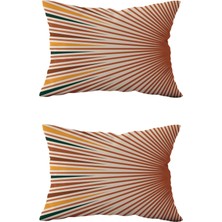 Evdek Çift Taraflı Dikdörtgen Kırlent Kılıf 2'li DS91