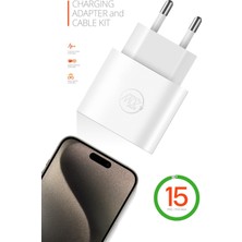 Powerway  RXS27 25W Type-C Şarj Adaptörü ve Kablo Seti Hızlı ve Güvenli Apple Uyumlu