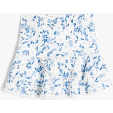 Koton Etek Fırfırlı Katlı Beli Lastikli