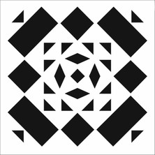 Stencil Sarayi Boyama Şablon Damask Çini Mandala - 8646