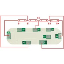 Tdt 4s 5A Lifepo4 Batarya Koruma Devresi Bms