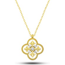 Azuris Silver 925K Gümüş Taşlı Elegant Kolye