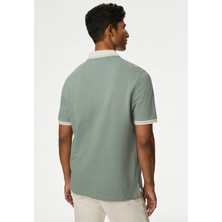 Marks & Spencer Regular Fit Kısa Kollu Polo Yaka T-Shirt