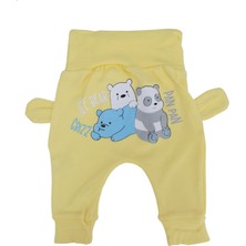 Bebelop Ayı ve Panda Baskılı Pijama Altı