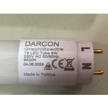 Darcon 60 cm  Graphıca LED Darcon Graphispectra 8W 6500K T8 LED