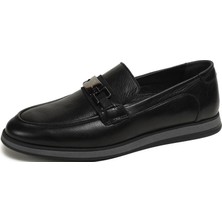 Pierre Cardin 63601 Siyah Erkek Loafer Günlük Deri Ayakkabı