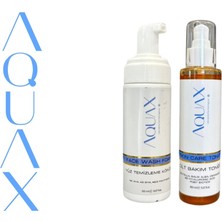 Aquax Yüz Temizleme Köpüğü ve 8d Hyc Cilt Bakım Toniği 2'li Set