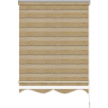 Mekstor Soft Bamboo Vizon Zebra Perde ( Etek Dilimli )