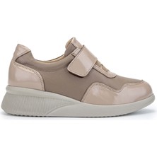 Tamer Tanca Kadın  Deri Vizon Casual Ayakkabı 824 165 Bn Ayk Y24 Vzn Dr/vzn Krsk Rgn