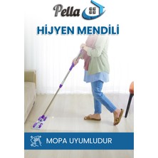 Pella Islak Mop Bezi, Yüzey Temizlik Havlusu, Çok Amaçlı Temizlik Mendili, 1X50 Yaprak, 22X36 cm