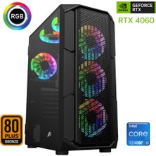 Xaser XSR511 I5 12400F 16GB Ram 1tb M.2 Nvme SSD 8gb RTX4060 24"curved 180Hz Oyun Bilgisayarı