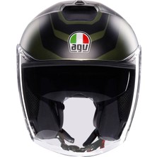 Agv Irides Sakai Matt Green Black Kapalı Kask