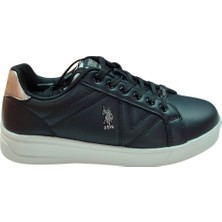 U.s. Polo Assn. Exxy 4Fx Kadın Siyah (36-40) Sneaker Ayakkabı