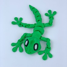 NBShop 3D Hareketli Gecko Kertenkele Figürlü Oyuncak - Yeşil