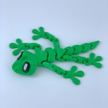 NBShop 3D Hareketli Gecko Kertenkele Figürlü Oyuncak - Yeşil