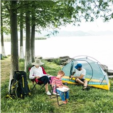 Exent 2-6 Yaş Lüx Çocuk Piknik Sandalyesi-Mini Kamp Sandalyesi-Pembe