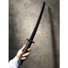 3D Sert Plastik Bleach - Ichigo Bankai Zanpakuto Cosplay Katana Açılıp Kapanabilir 75 cm