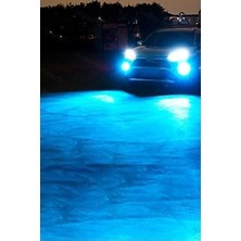 Aras Moto Motosiklet ,otomobil Far Ampülü H4 LED Xenon Buz Mavisi Renk 12/24V-48W(10800 Lümen) 2 Adet_arasmoto