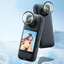 Zoli INSTA360 One X3 Uyumlu Koruyucu Lens Kapak, INSTA360 Muhafaza Koruyucu Lens