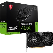 Sapphire Msı VGA Geforce Rtx 4060 Ventus 2x Black 8g Oc RTX4060 8gb Gddr6 128B DX12 Pcıe 4.0 X8 (3xdp 1xhdmı)