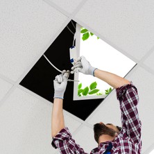 Gök Panel 60X60 LED Panel Aydınlatma Armatür Avize Sıva Altı Desenli Tekli 46510482SA