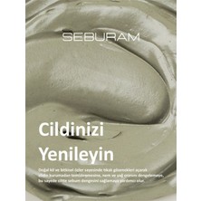 Seburam Doğal Siyah Nokta ve Akne Karşıtı Gözenek Sıkılaştırıcı Kil Yüz Maskesi 500 gr