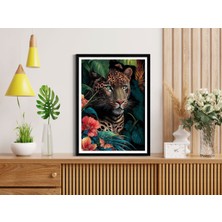 Decotorium Çerçeveli Tablo Anımal Kıngdom-Leo Serisi Mdf Tablo LEO/007