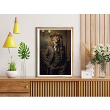 Decotorium Çerçeveli Tablo Anımal Kıngdom-Leo Serisi Mdf Tablo LEO/011