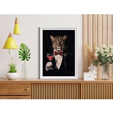 Decotorium Çerçeveli Tablo Anımal Kıngdom-Leo Serisi Mdf Tablo LEO/015