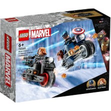 LEGO 76260 LEGO Marvel Black Widow ve Kaptan Amerika Motosikletleri 130 Parça +6 Yaş