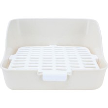 Sunfay Hamster Chinchilla Bunny Gri 11X11X8IN Için Tavşan Tuvalet Kafesi (Yurt Dışından)