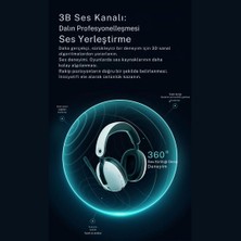 Cosmostech Pxn Ravine Pro Ps5 Wireless Kablosuz Oyuncu Kulaklığı Anc Gürültü Azaltma Esports