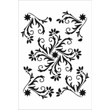 Stencil Sarayi Boyama Şablon Desenler - 4615