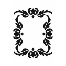 Stencil Sarayi Boyama Şablon Desenler - 4630