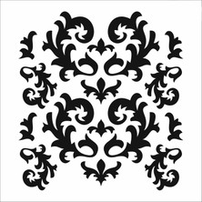 Stencil Sarayi Boyama Şablon Desenler - 4611