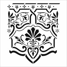 Stencil Sarayi Boyama Şablon Desenler - 4587