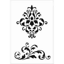 Stencil Sarayi Boyama Şablon Desenler - 4606