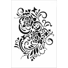 Stencil Sarayi Boyama Şablon Desenler - 4607